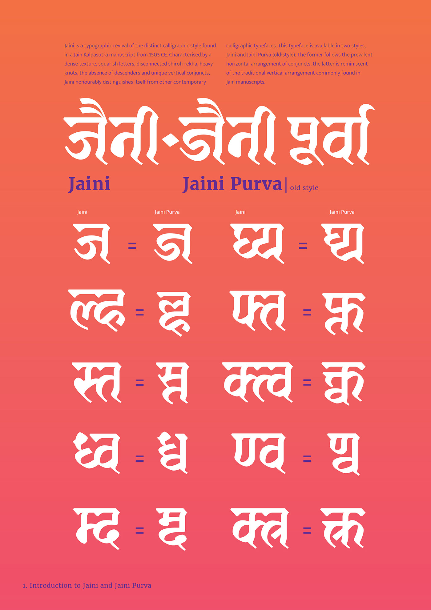 Example font Jaini #2