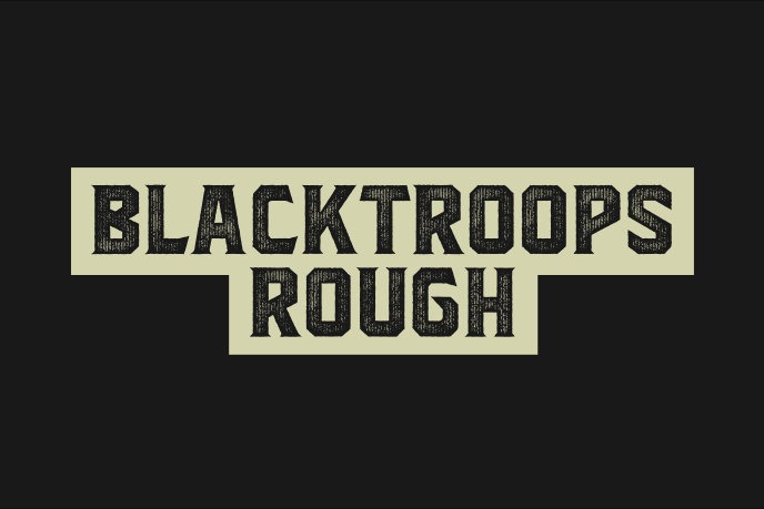 Example font Blacktroops #1
