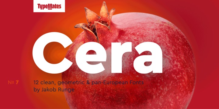 Example font Cera Pro #1
