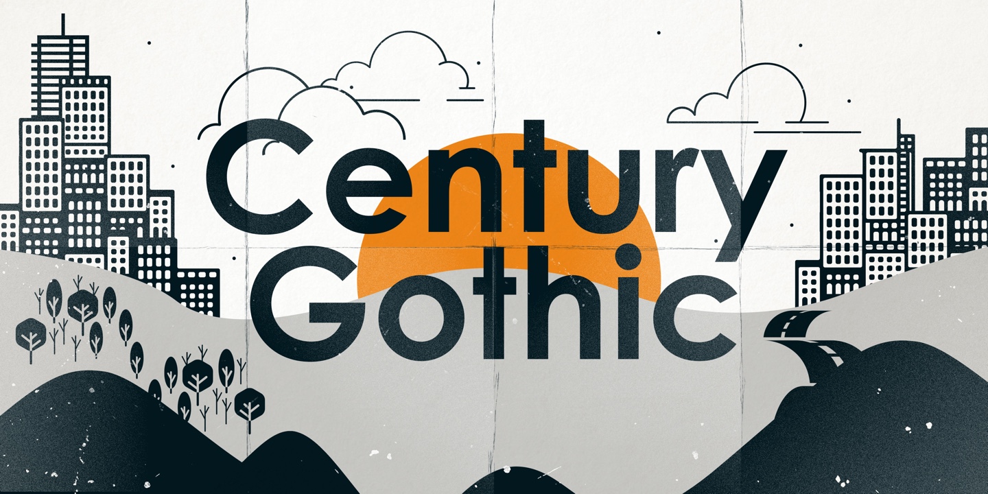 Example font Century Gothic #1