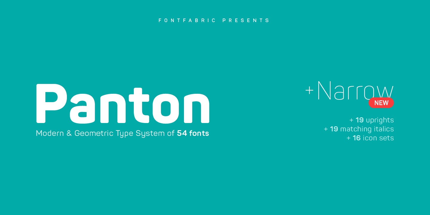 Example font Panton #1