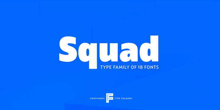 Example font Squad #1