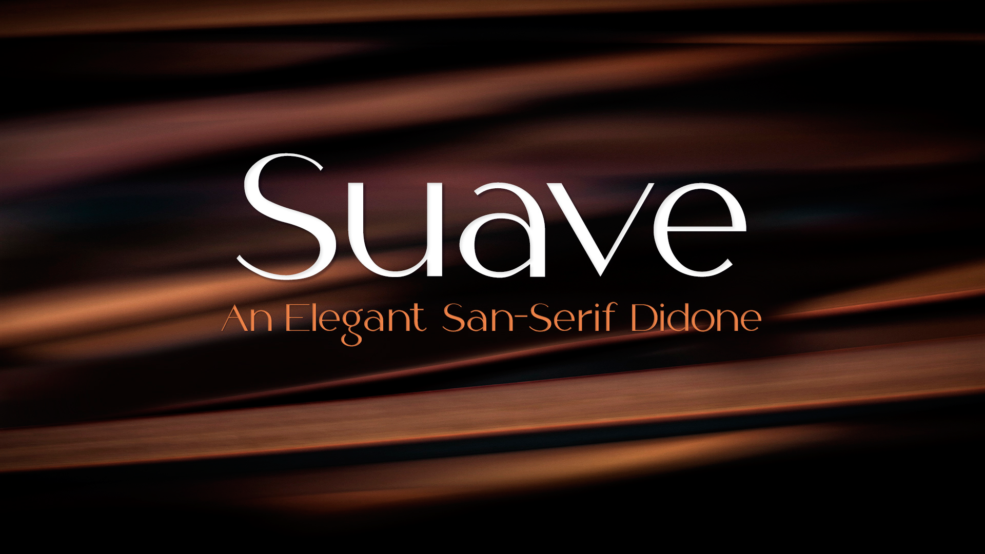 Example font Suave #1
