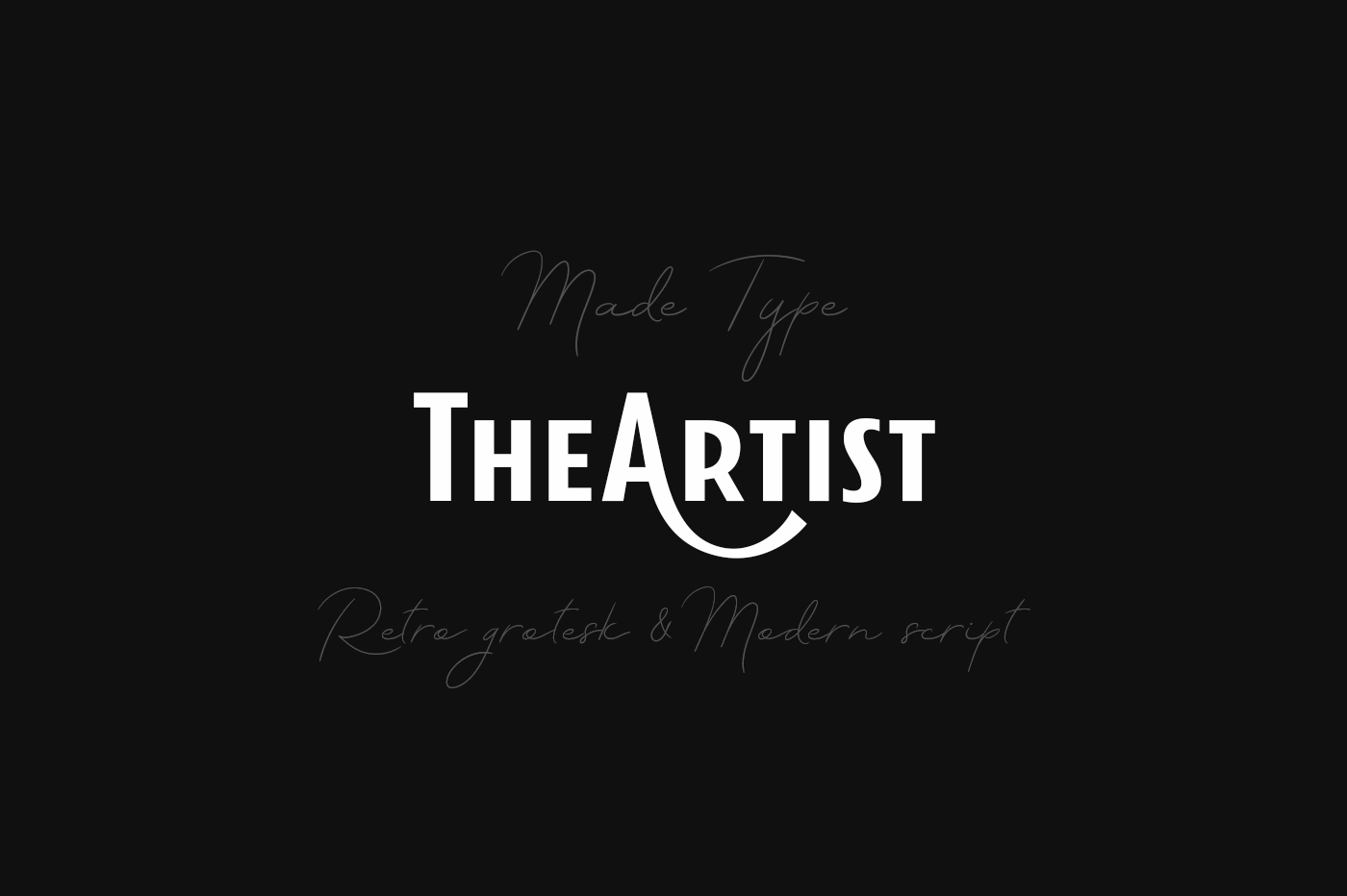 Example font MADE TheArtist #1