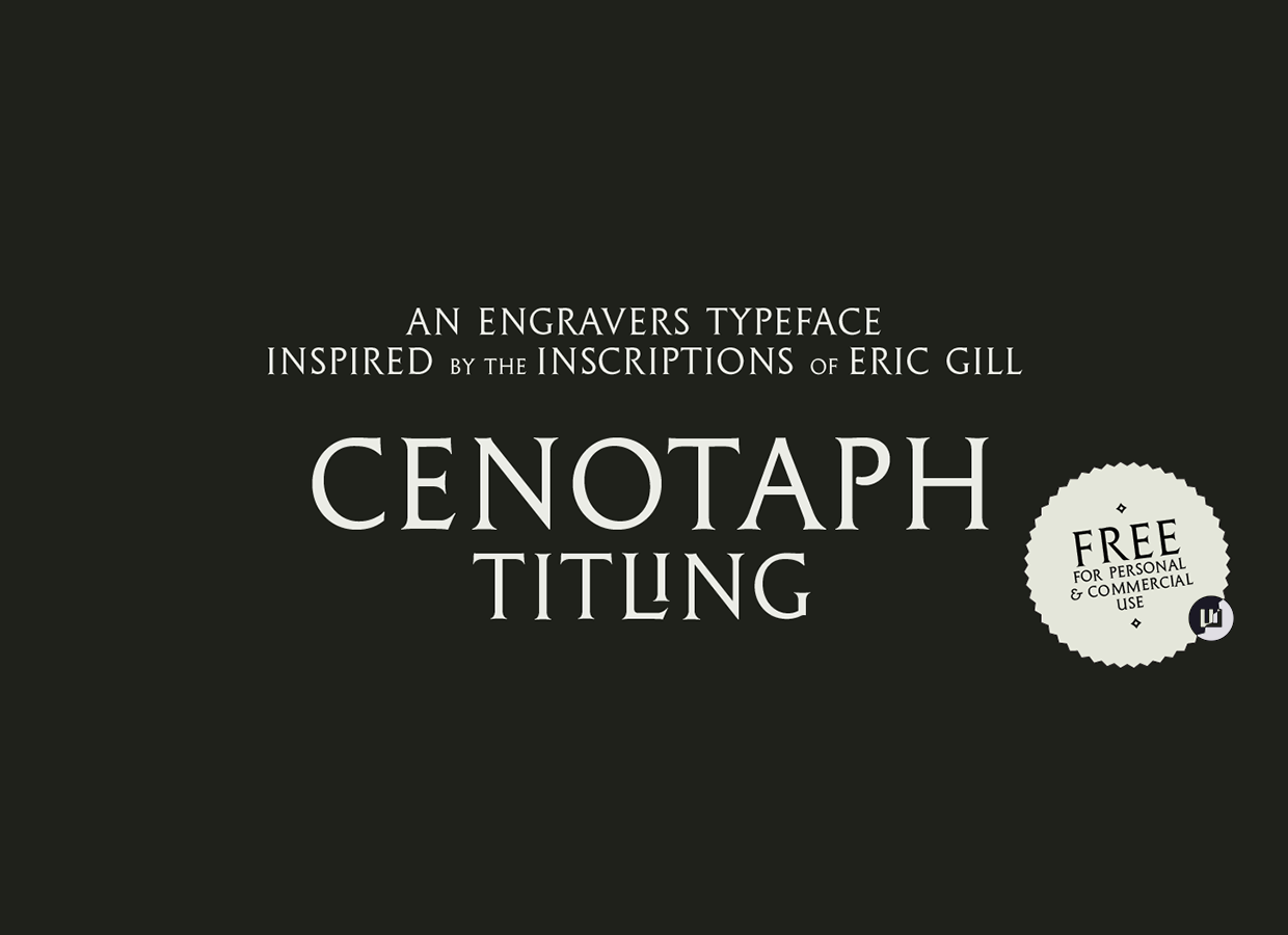 Example font Cenotaph Titling #1