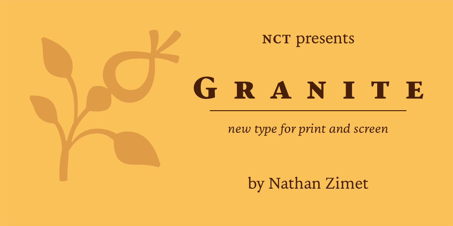 NCT Granite Font