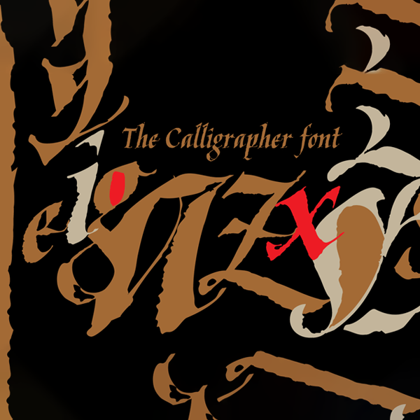 Kaligrafica, Kaligraf Font