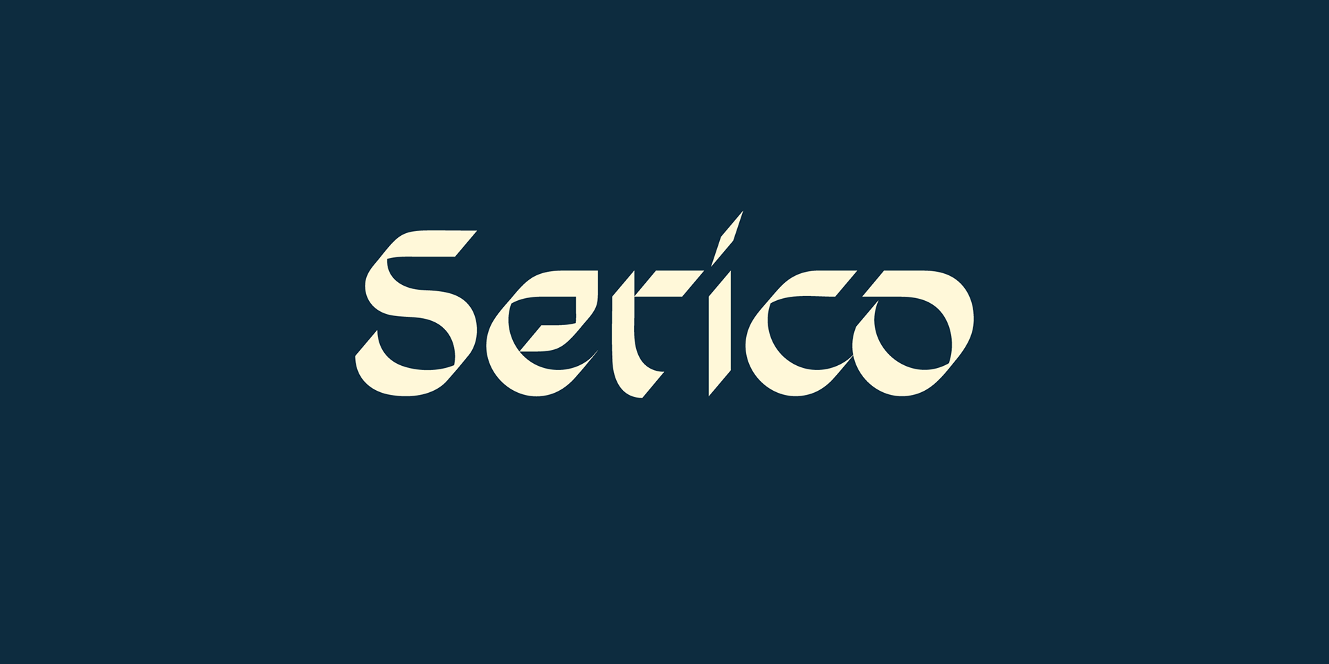 Example font Serico #1