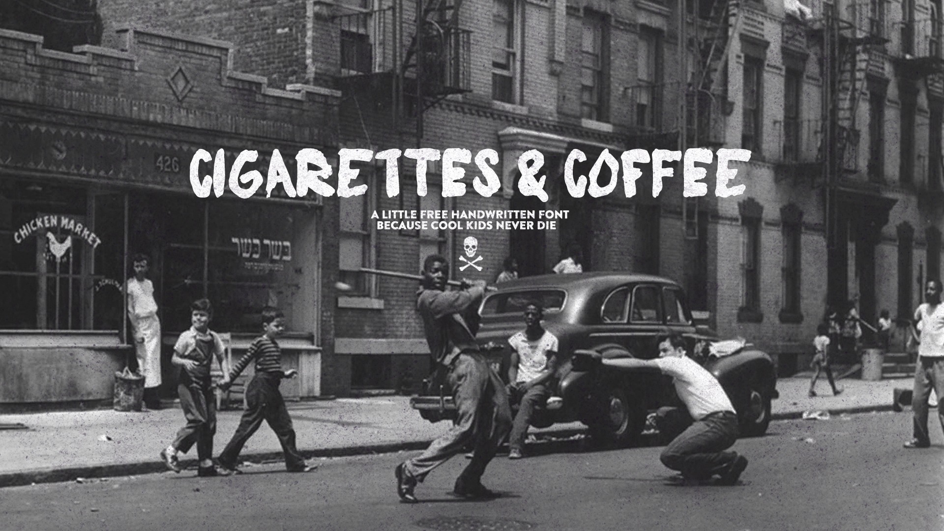 Cigarettes and Coffee Font