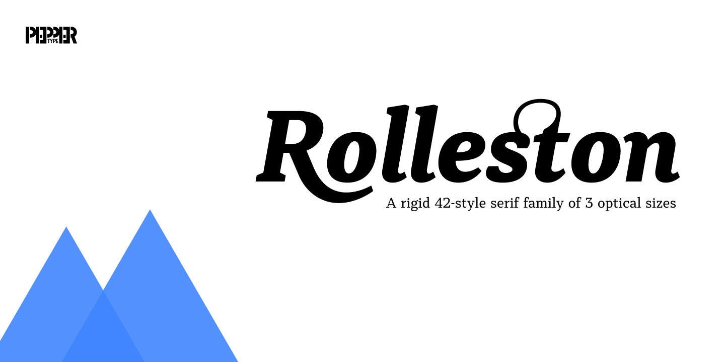 Rolleston Title Light Font