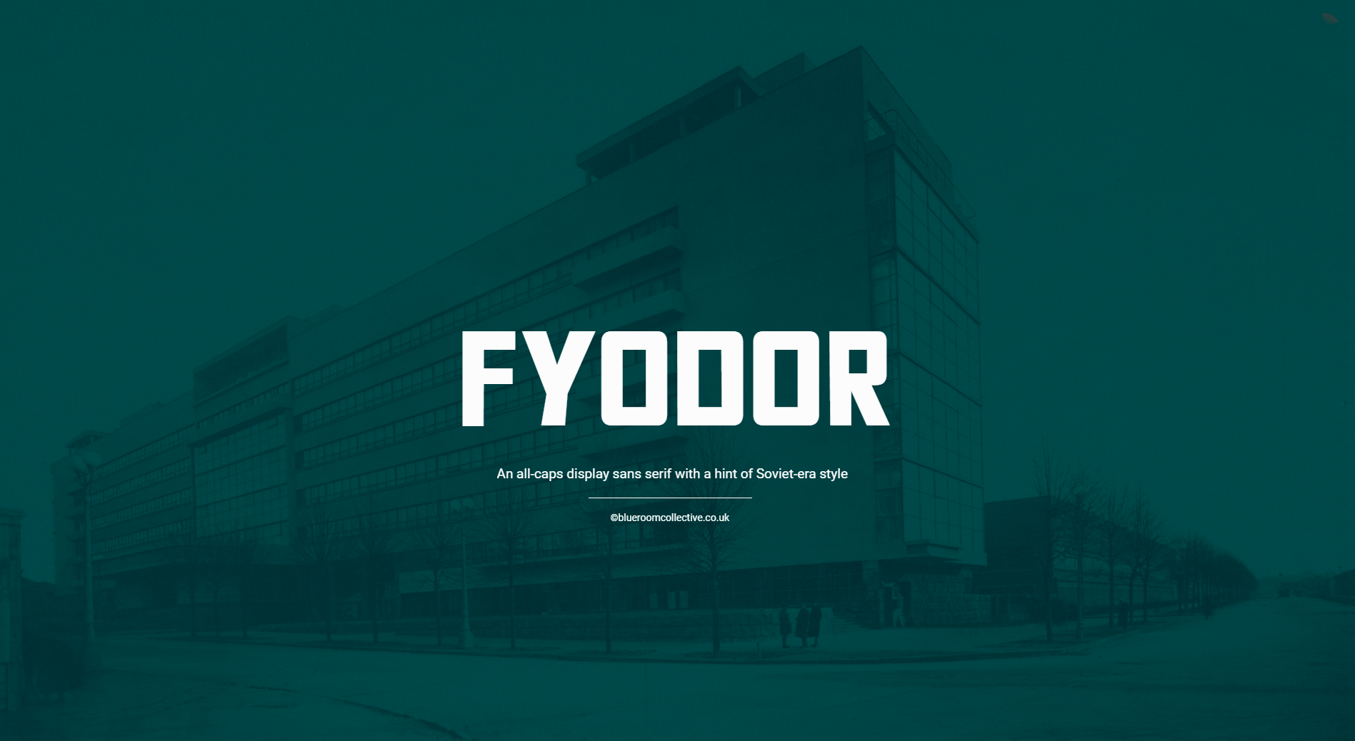 Example font Fyodor #1