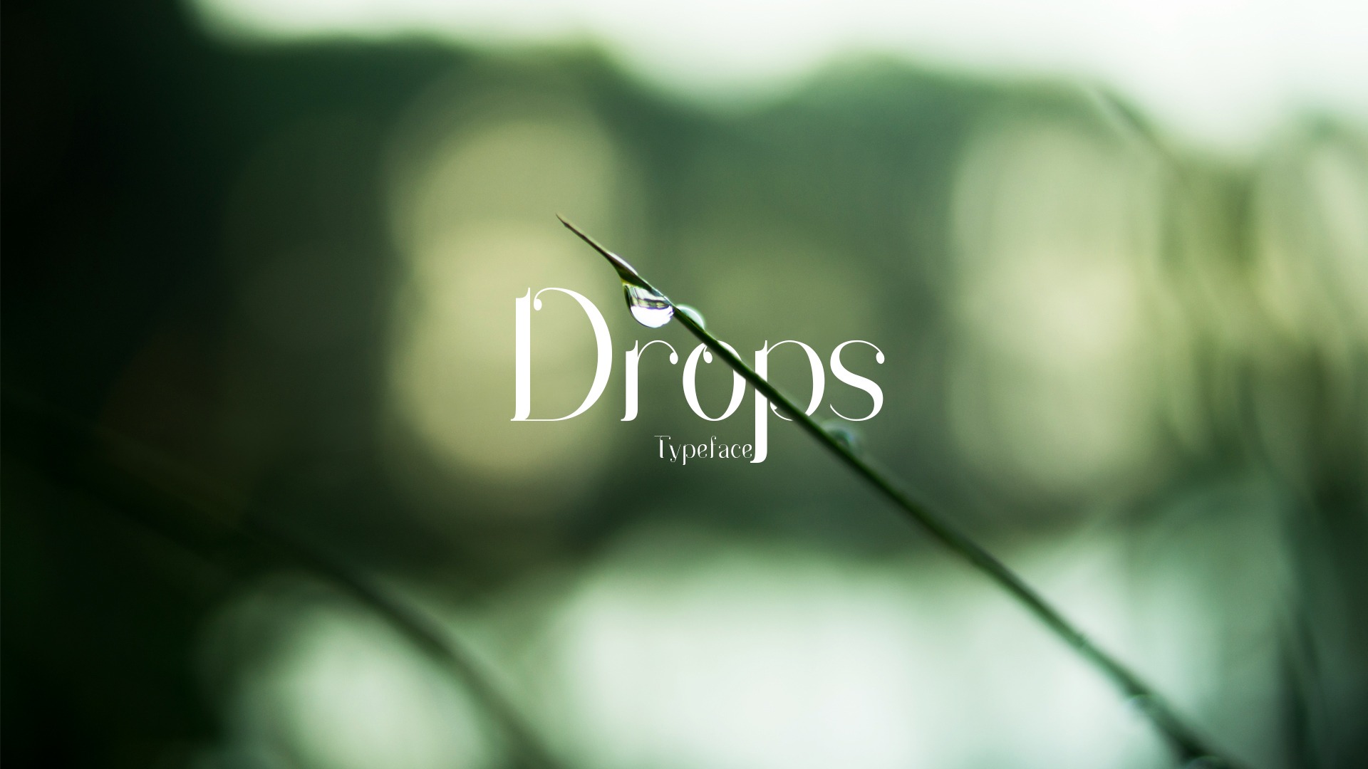 Drops Font