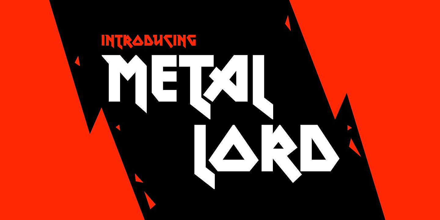 Example font Metal Lord #1