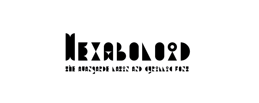 Example font Hexaboloid #1