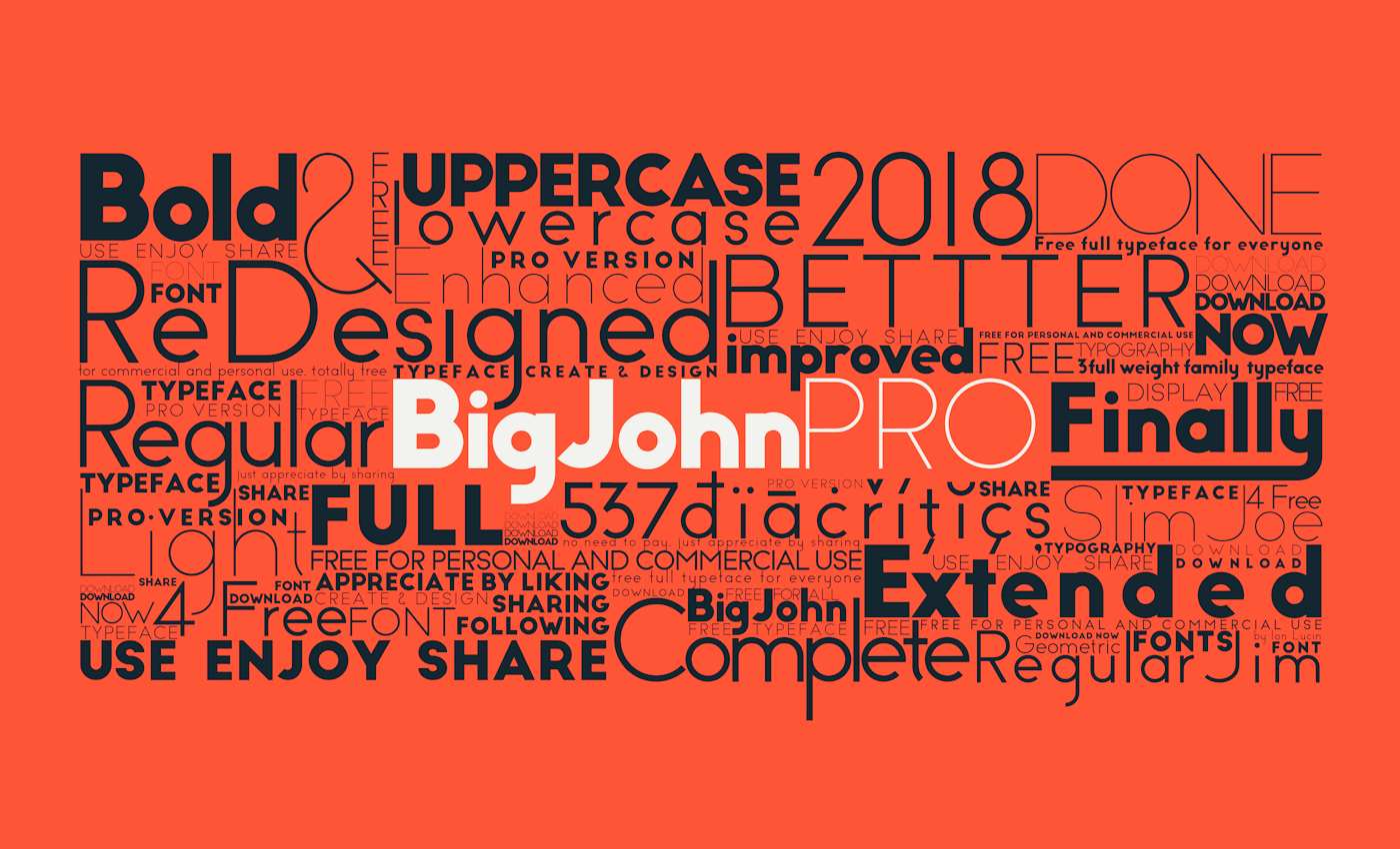 Example font Big John PRO #1