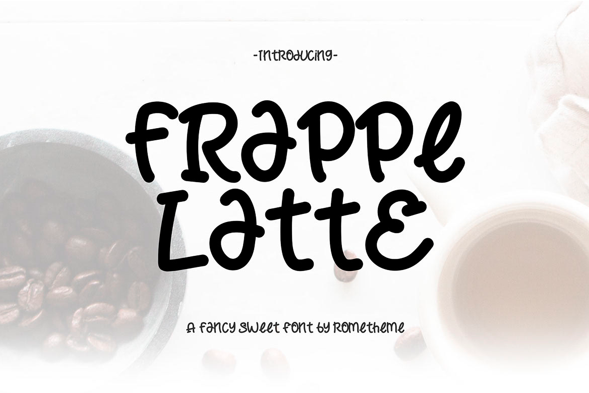 Example font Frappe Latte #1