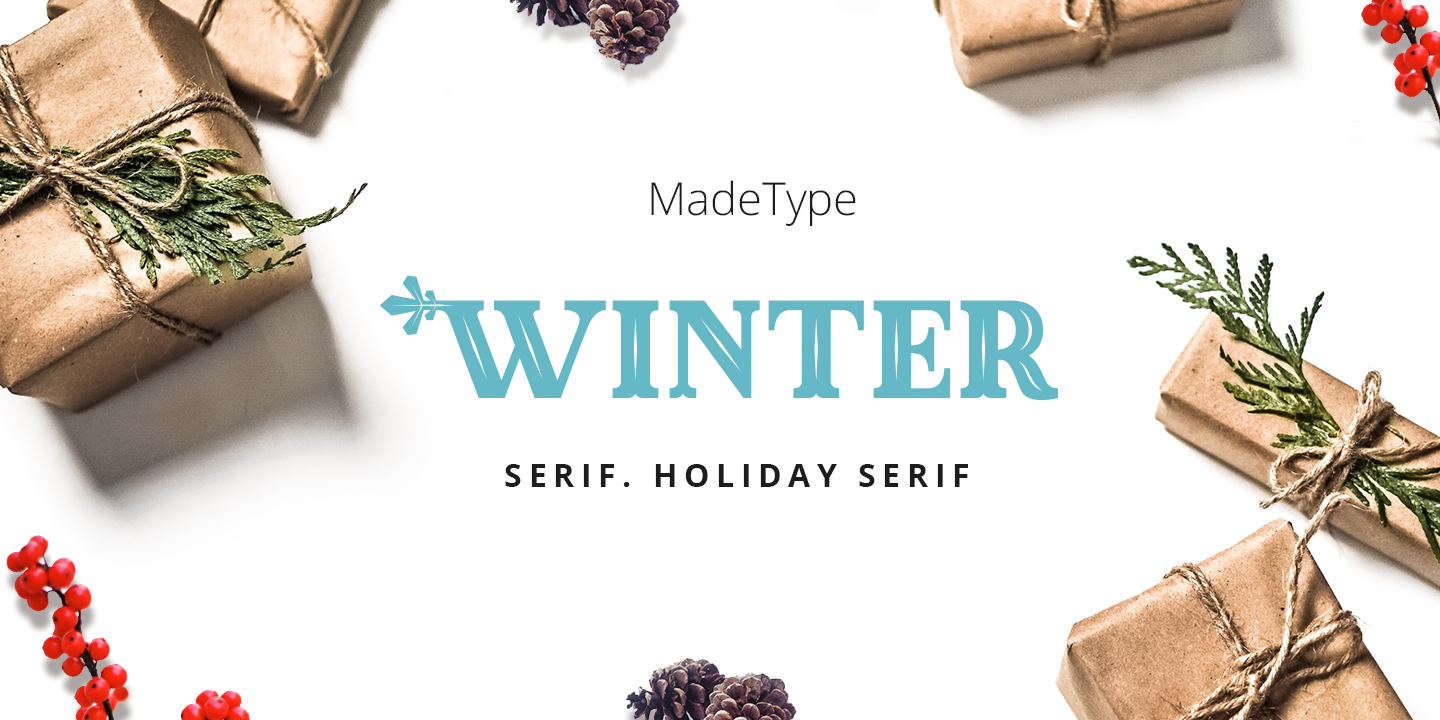 Example font MADE Winter #1