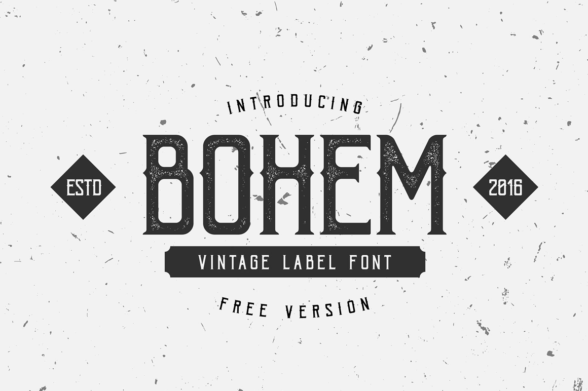 Bohem Press Font