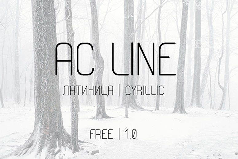 AC Line Font