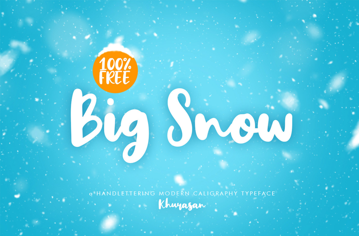 Example font Big Snow #1