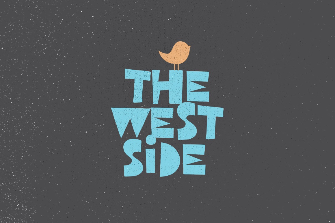 Example font West Side #1