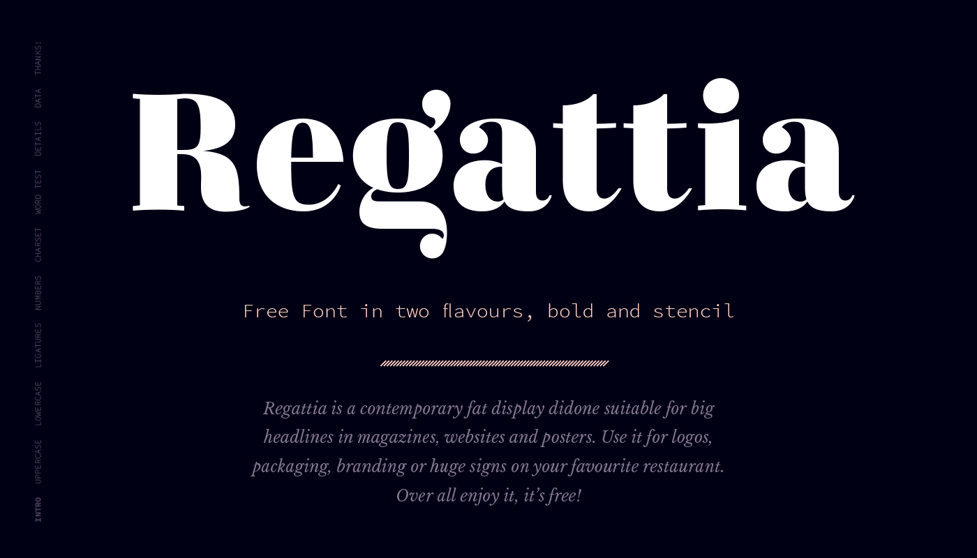 Regattia Font