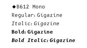 B612 Mono Font