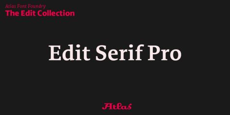 Edit Serif Font