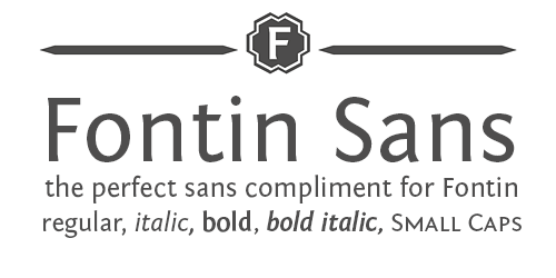 Example font Fontin Sans #1