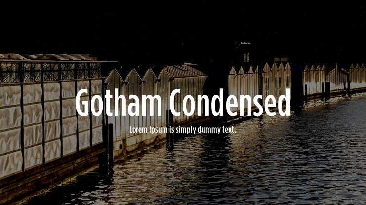 Gotham Condensed Font