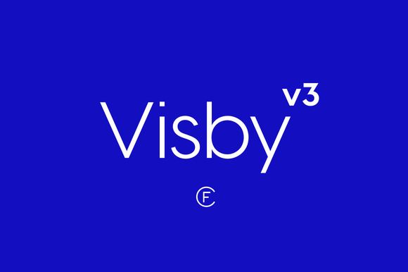 Example font Visby CF #1