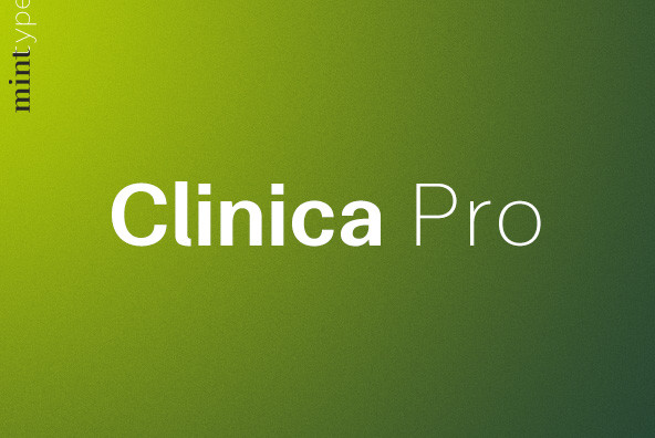 Example font Clinica Pro #1