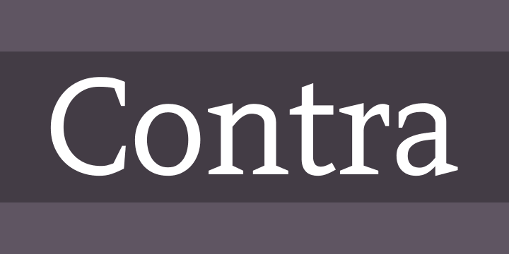 Contra Font