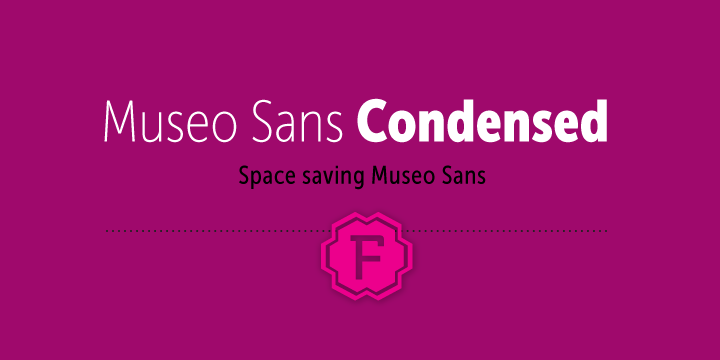 Museo Sans Condensed Font