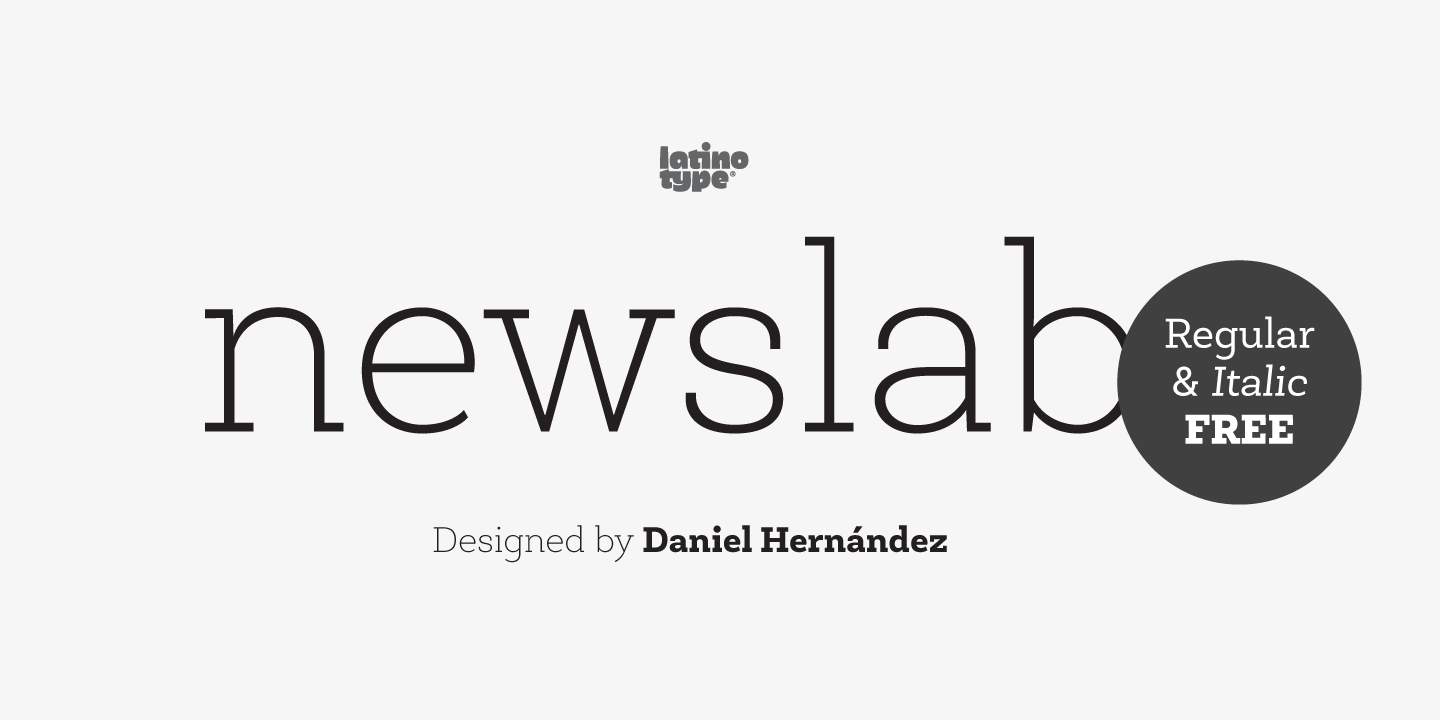 Example font Newslab #1