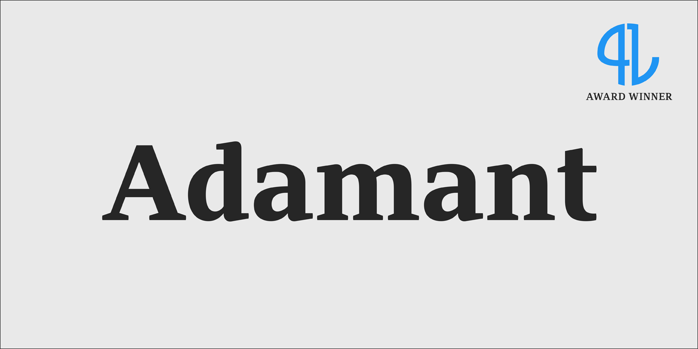 Example font PF Adamant Pro #1