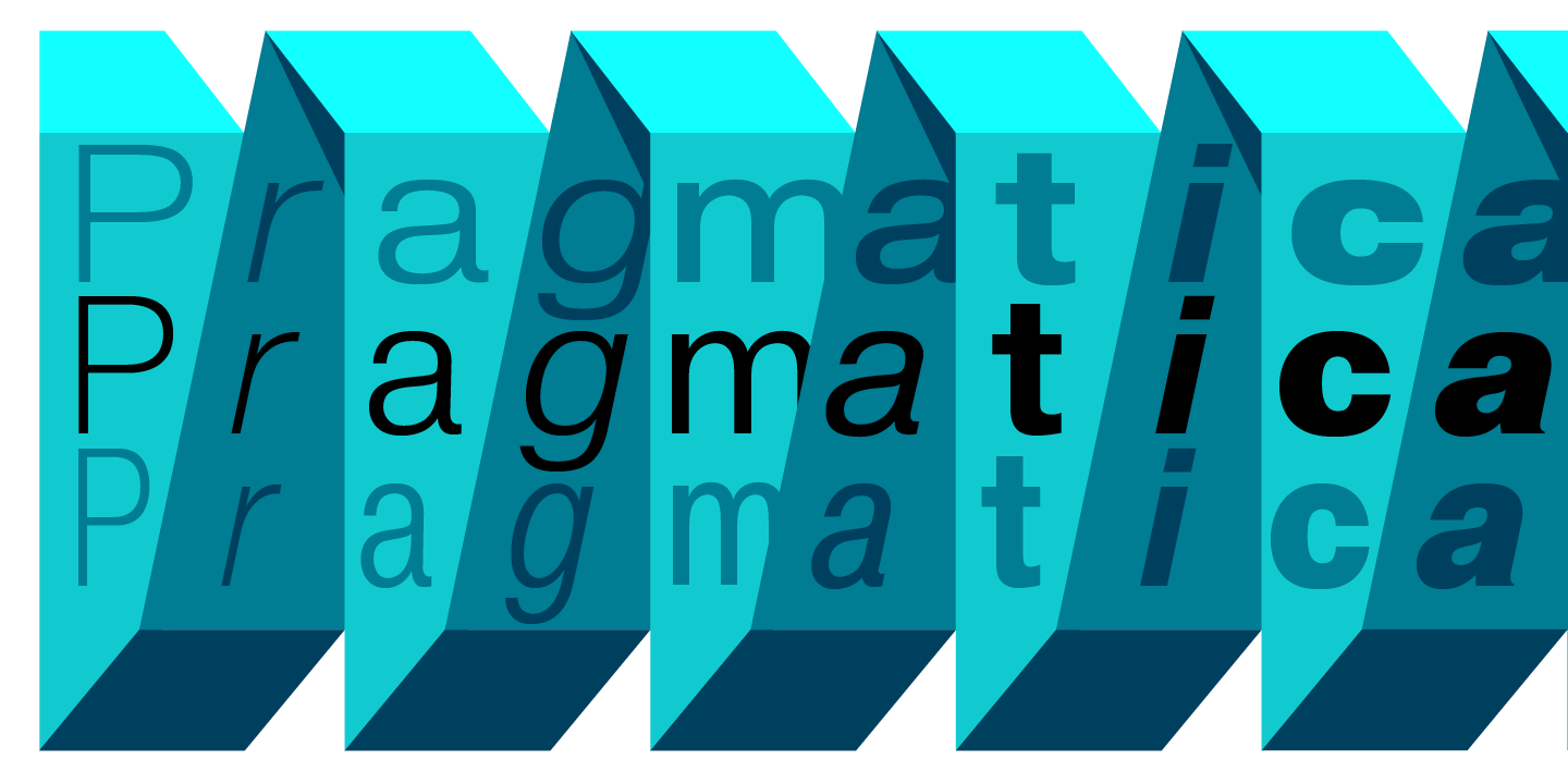 Pragmatica Font