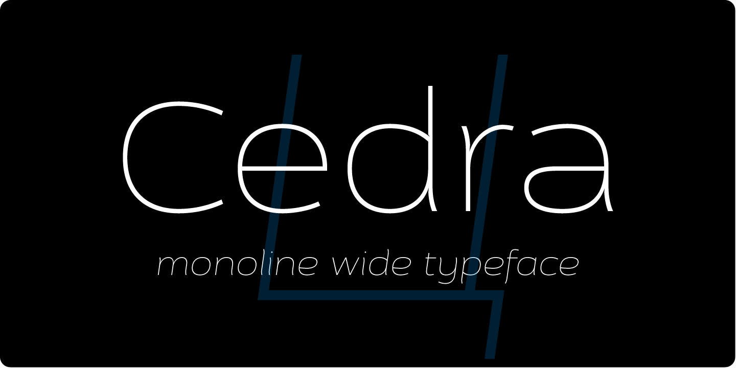 Example font Cedra 4F #1