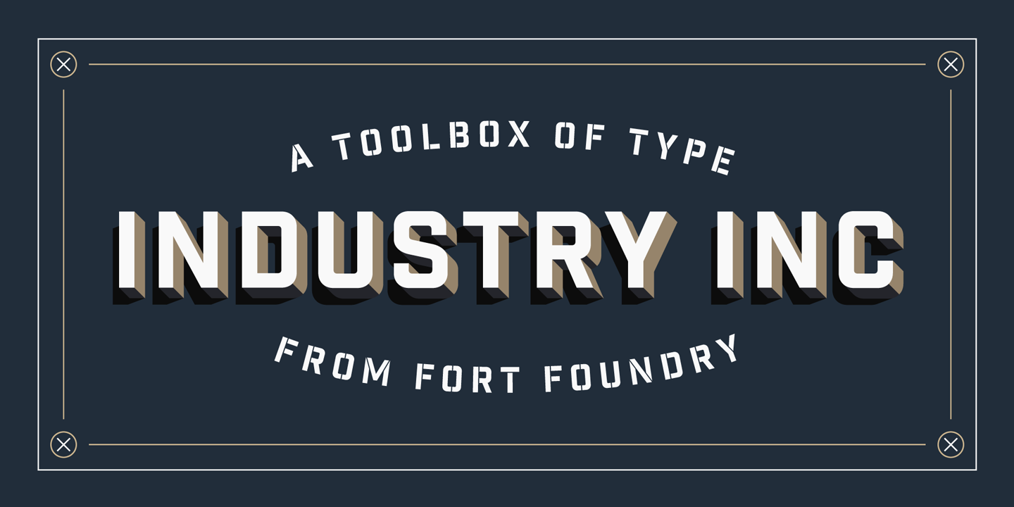 Example font Industry Inc #1
