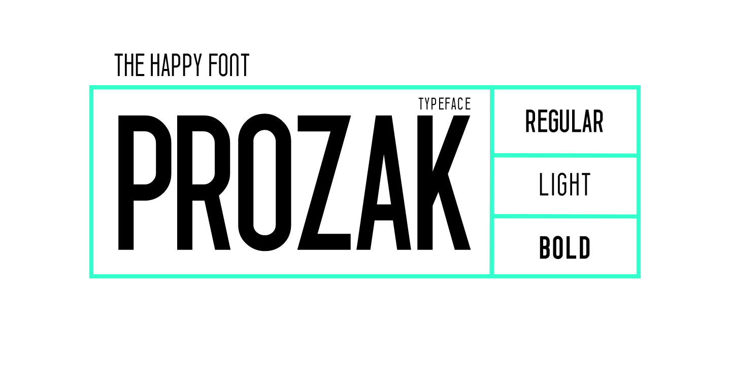 Example font Prozak #1
