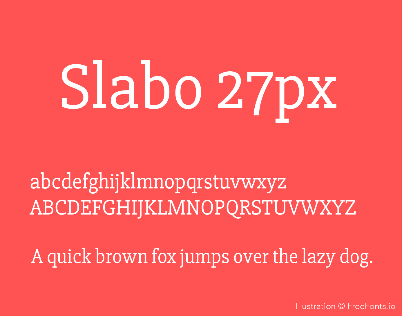 Example font Slabo 27px #1