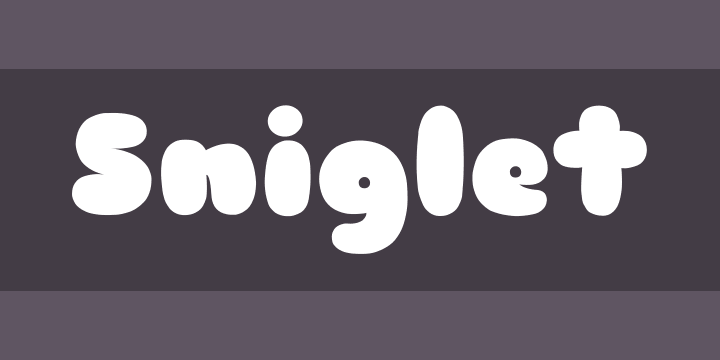 Example font Sniglet #1