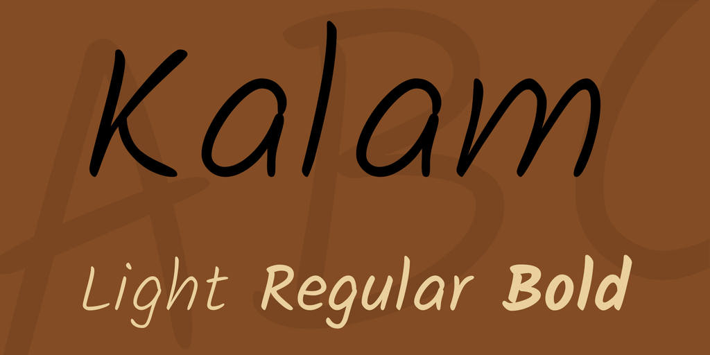 Kalam Font
