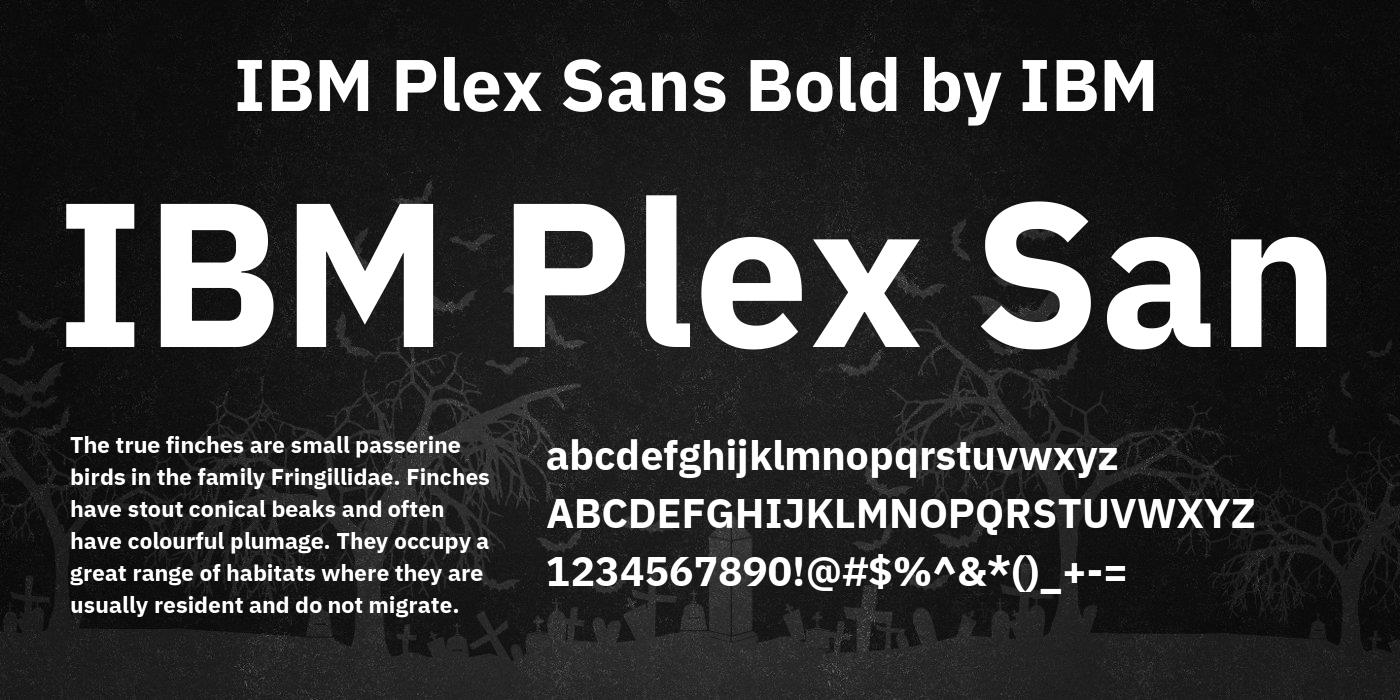 IBM Plex Sans Font