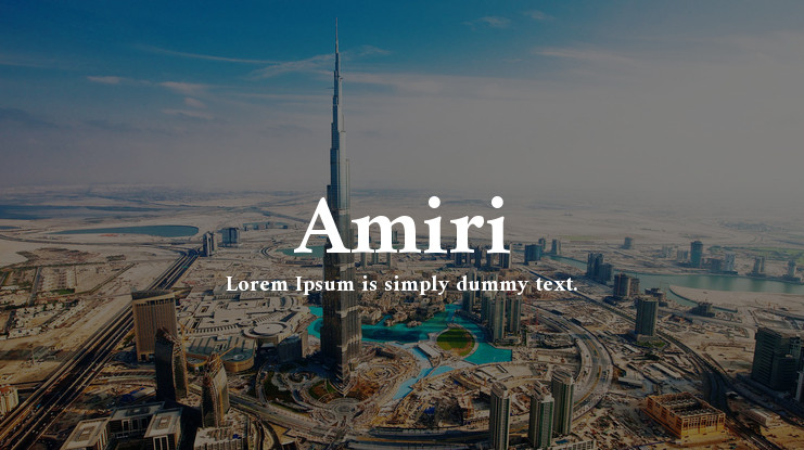 Amiri Font