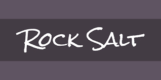 Example font Rock Salt #1