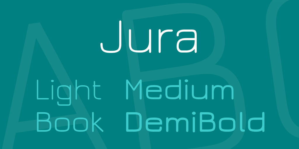 Example font Jura #1