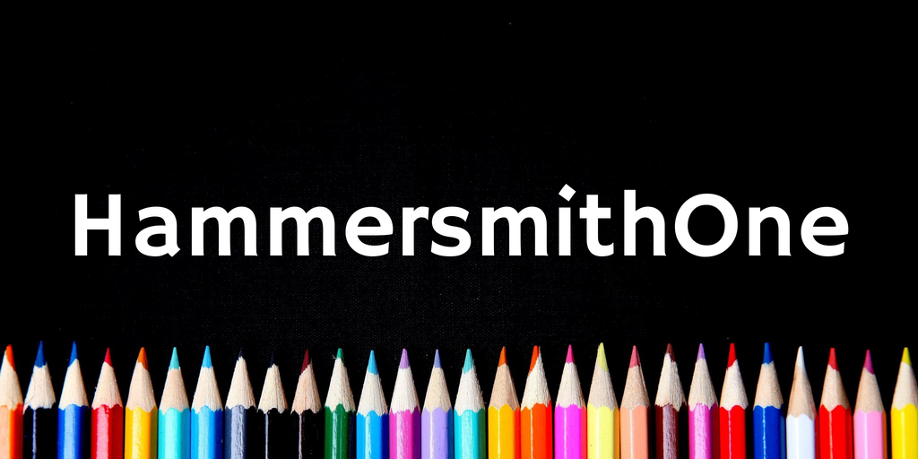 Example font Hammersmith One #1