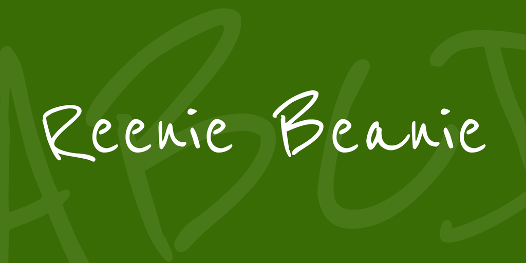 Example font Reenie Beanie #1