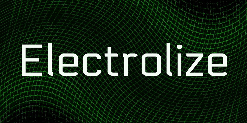 Electrolize Font